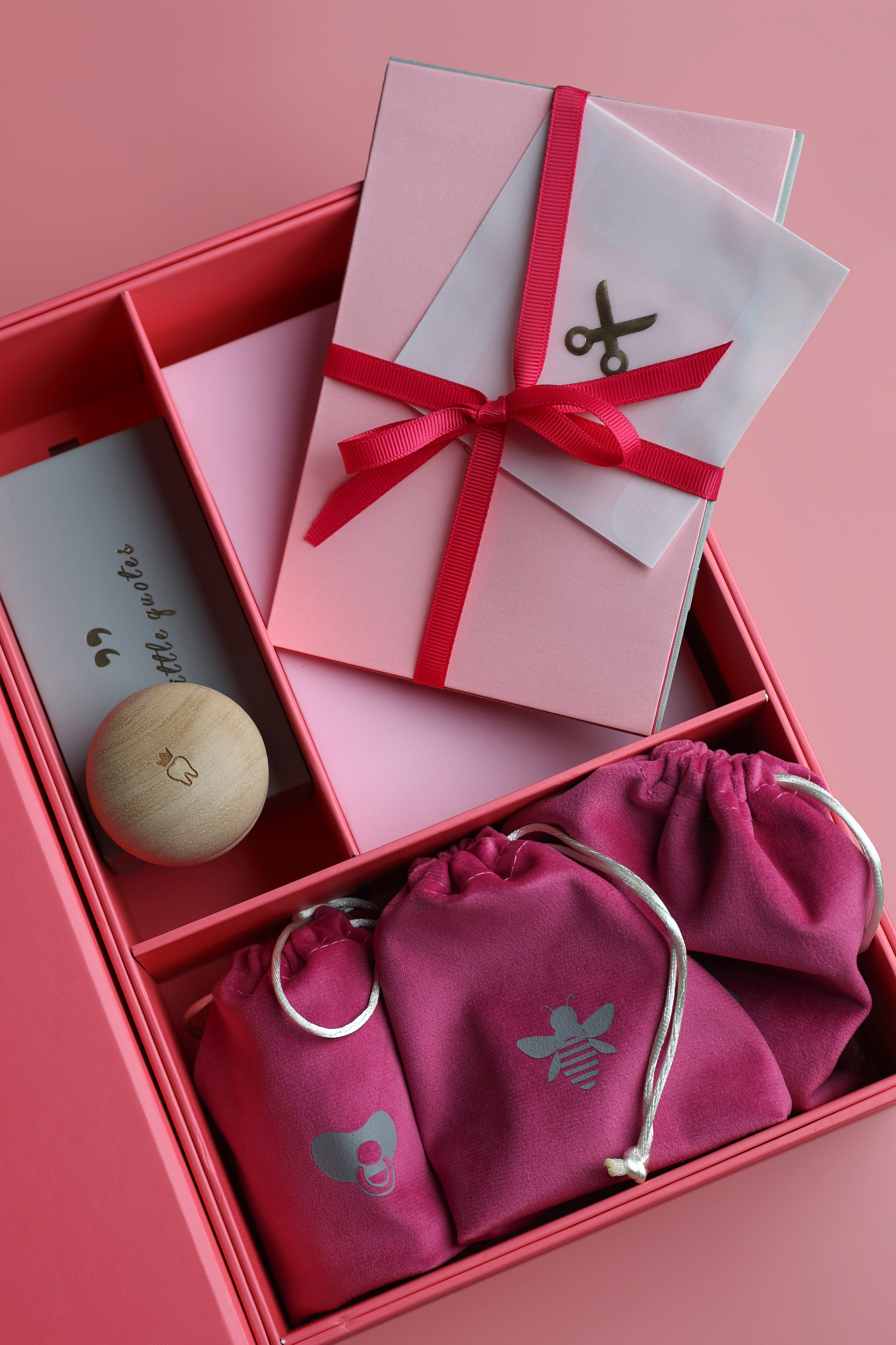 baby herinneringen bewaren in baby memory box roze