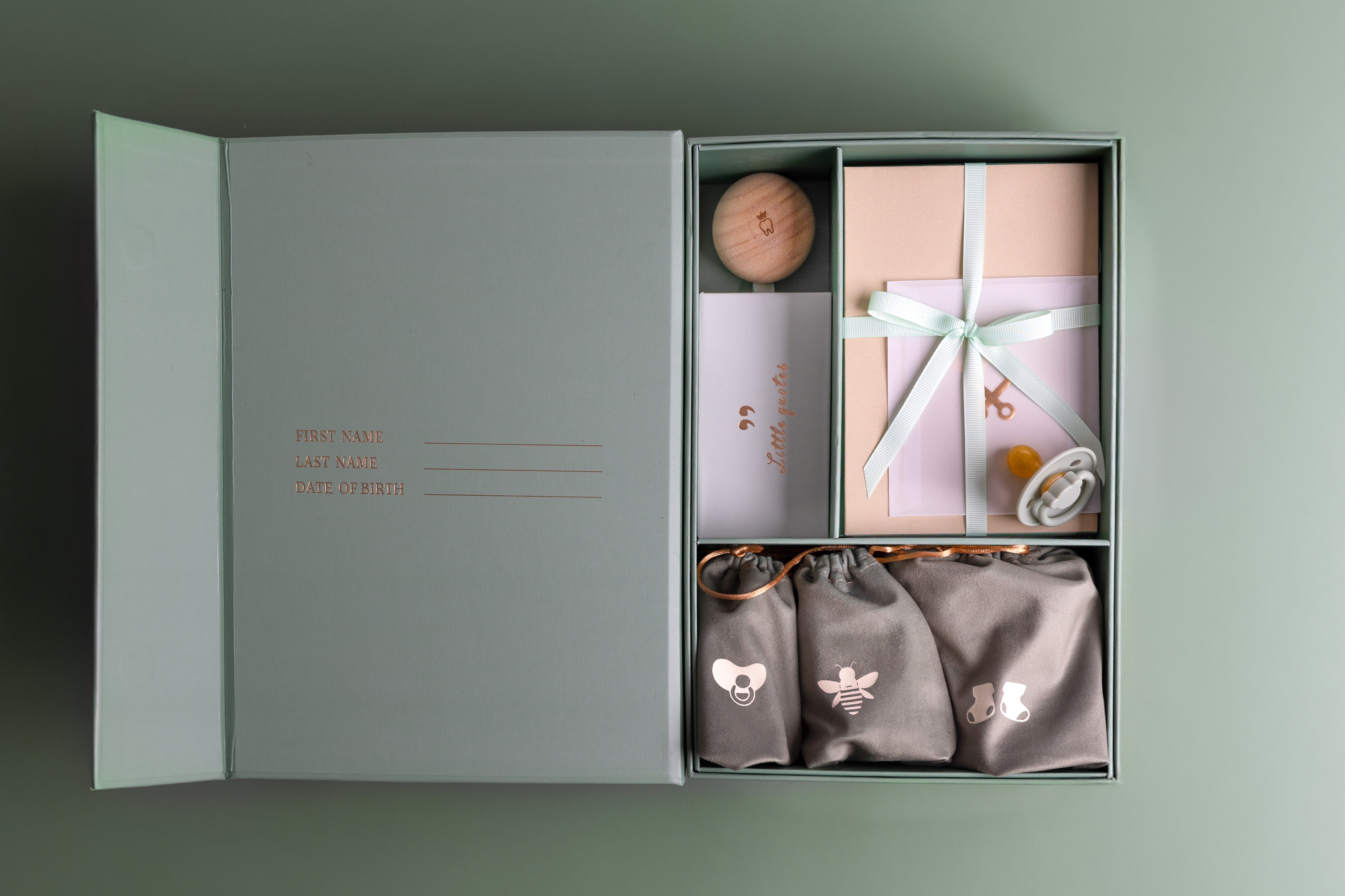 Baby Memory Box - Pastel Groen