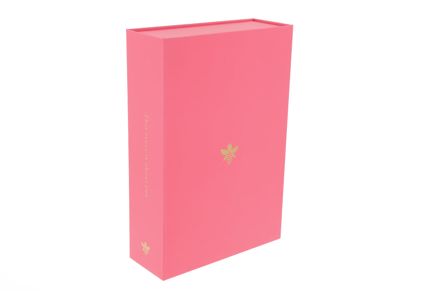 Roze baby herinneringen box gepersonaliseerd