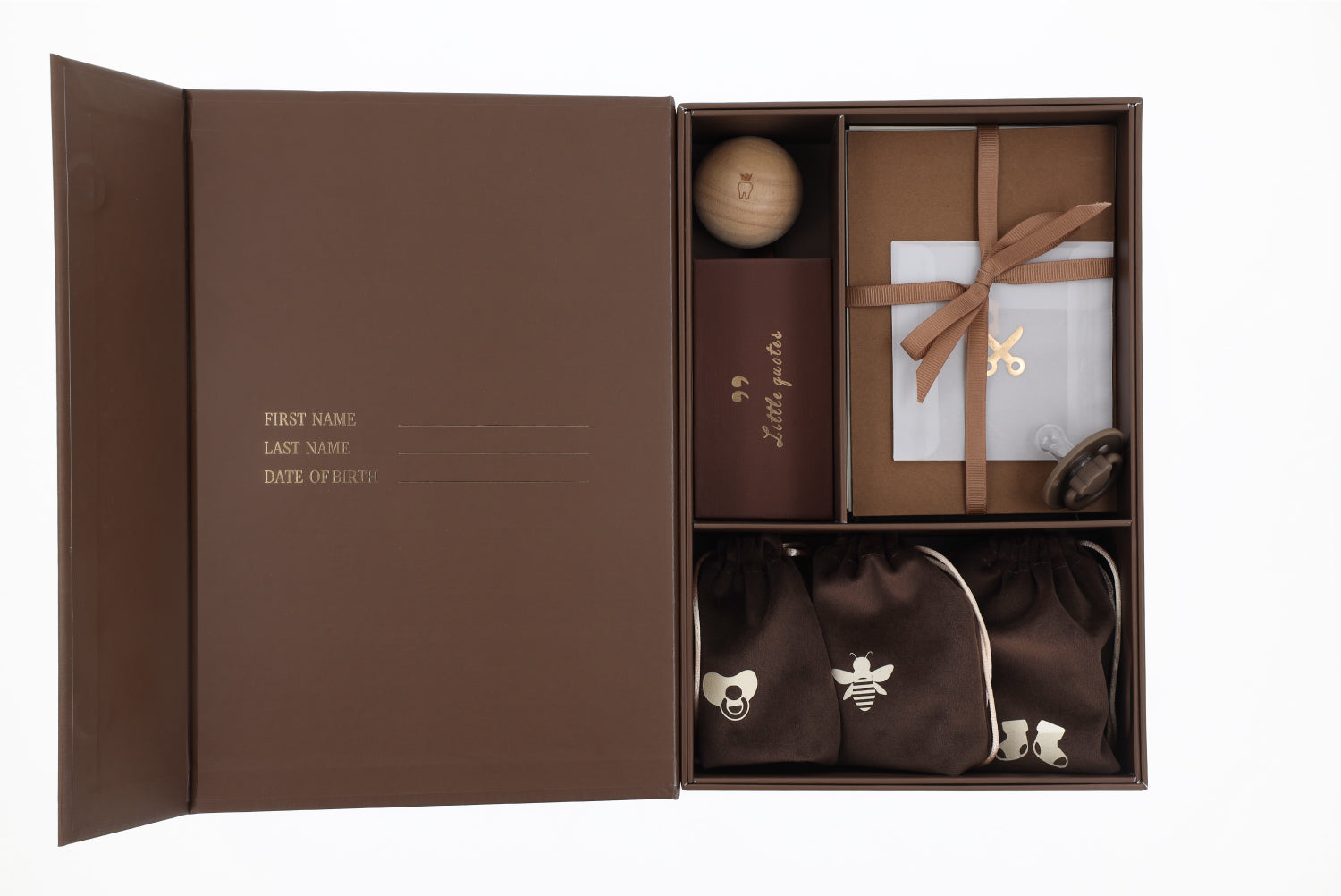 Pure Moms memory box baby met naam gepersonaliseerd